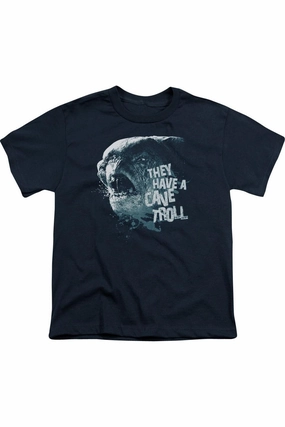 Lord Of The Rings Cave Troll Short Sleeve Youth Tee / T-Shirt graphic tees for boys, polo shirts boys
