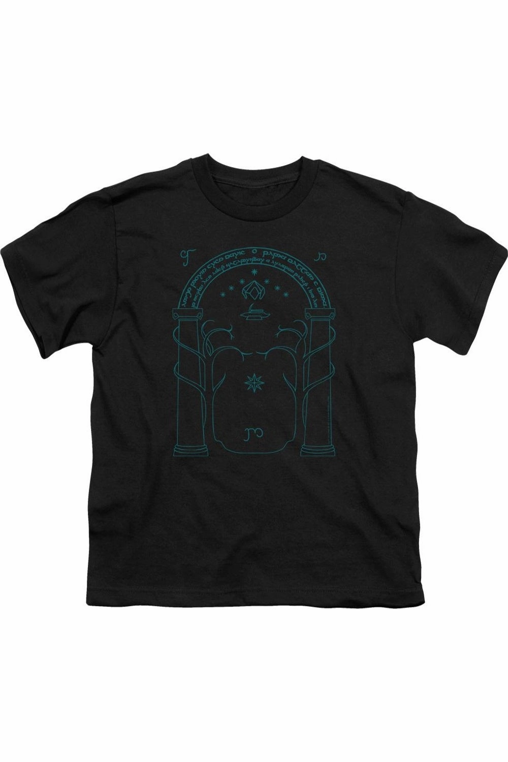 Lord Of The Rings Doors Of Durin Short Sleeve Youth Tee / T-Shirt graphic tees for boys, polo shirts boys
