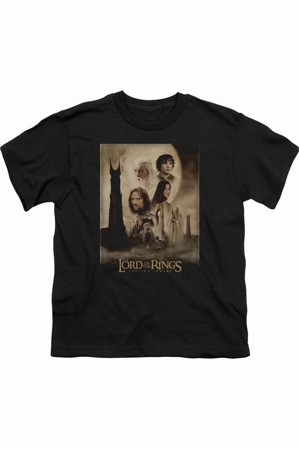 Lord Of The Rings Tt Poster Short Sleeve Youth Tee / T-Shirt graphic tees for boys, polo shirts boys