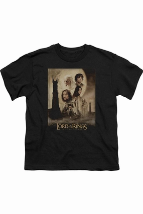 Lord Of The Rings Tt Poster Short Sleeve Youth Tee / T-Shirt graphic tees for boys, polo shirts boys