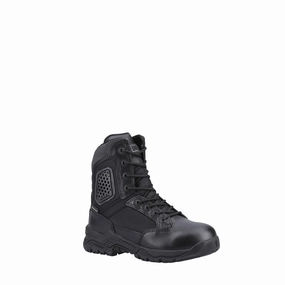 Magnum Strike Force 8.0 Side-Zip WP Uniform Boot Lightweight Running Shoes,Slip On Athletic Shoes,Breathable Workout Shoes