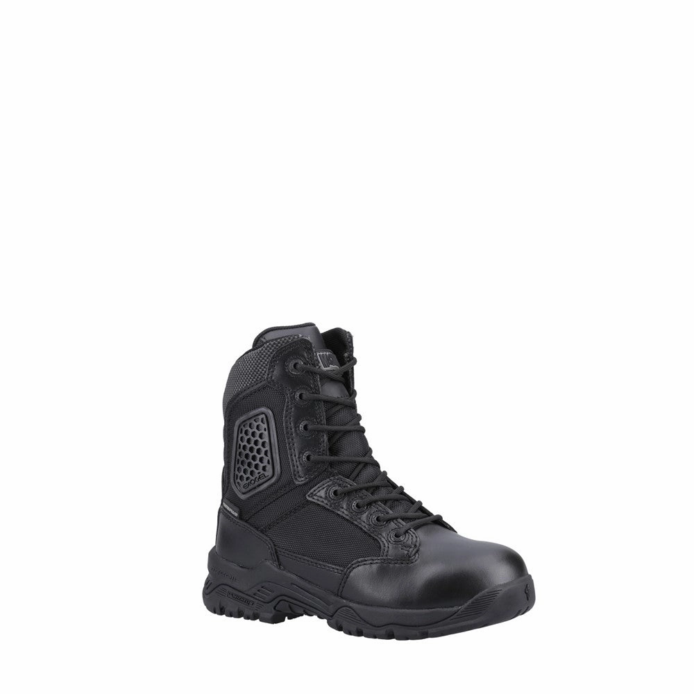 Magnum Strike Force 8.0 Side-Zip WP Uniform Boot Lightweight Running Shoes,Slip On Athletic Shoes,Breathable Workout Shoes