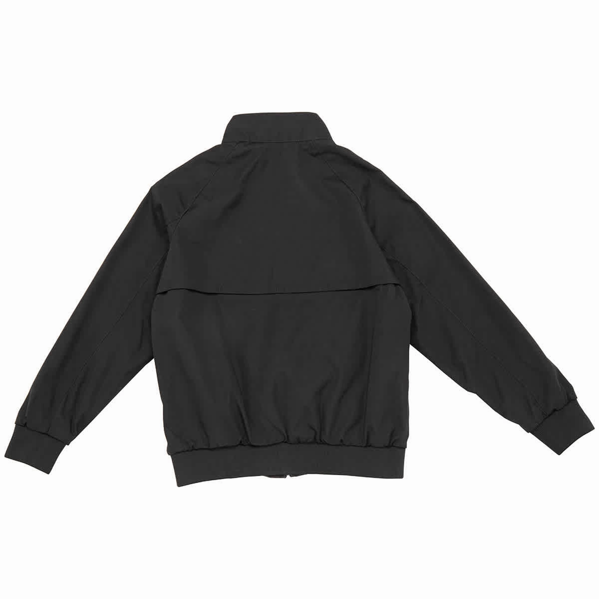 Marcelo Burlon Kids Roller Coaster Jacket In Black Boys Waterproof Parka