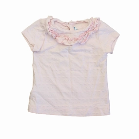 Mayoral Girls Pink T-Shirt ruffle tops girls, long sleeve tees girls