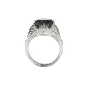 Meadowlark Jewellery Meadowlark - Aphrodite Cocktail Ring - Silver - Thai Garnet