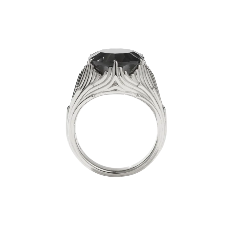 Meadowlark Jewellery Meadowlark - Aphrodite Cocktail Ring - Silver - Thai Garnet