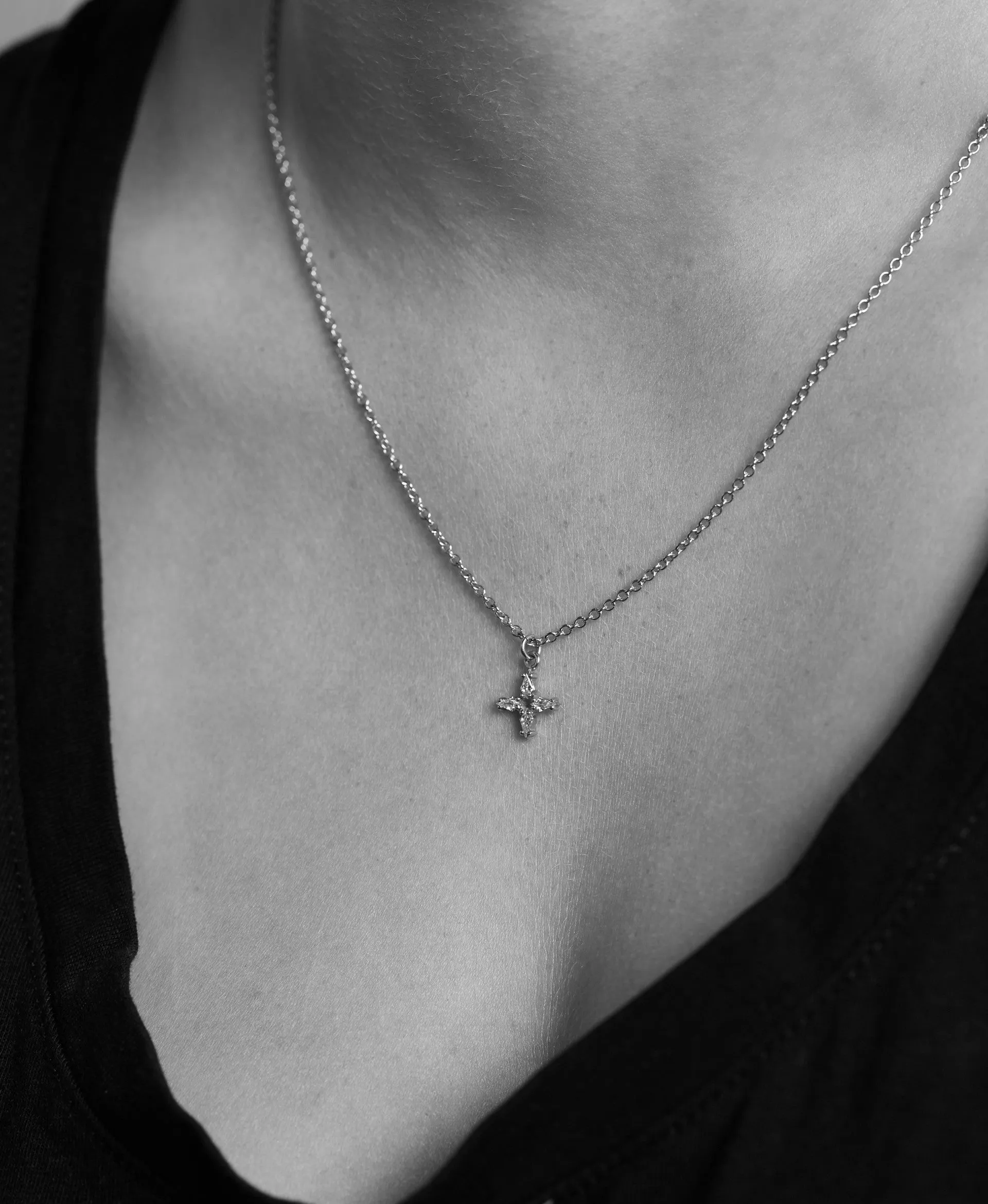 Meadowlark Jewellery Meadowlark Astral Necklace - Sterling Silver & Rose Quartz