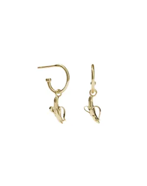Meadowlark Jewellery Meadowlark - Banana Signature Hoops Gold Plated