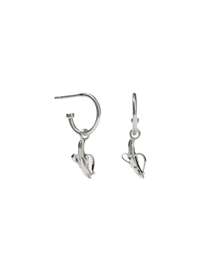 Meadowlark Jewellery Meadowlark - Banana Signature Hoops Sterling Silver