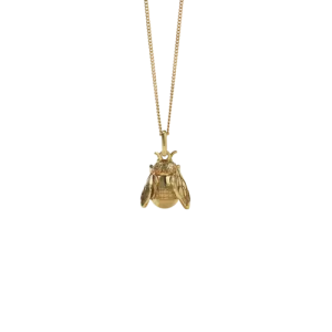 Meadowlark Jewellery Meadowlark - Bee Charm Necklace Gold Plated