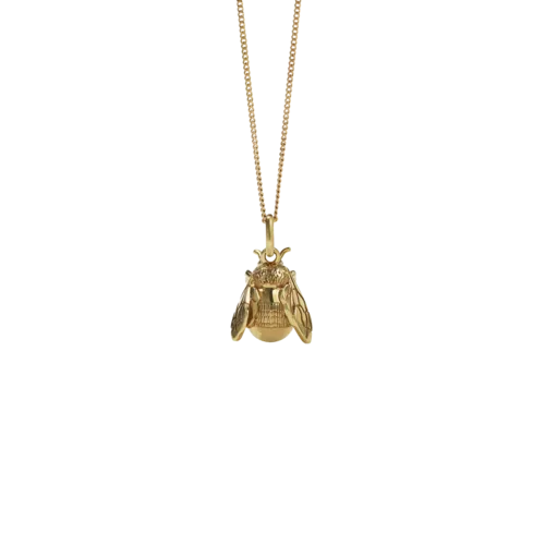 Meadowlark Jewellery Meadowlark - Bee Charm Necklace Gold Plated