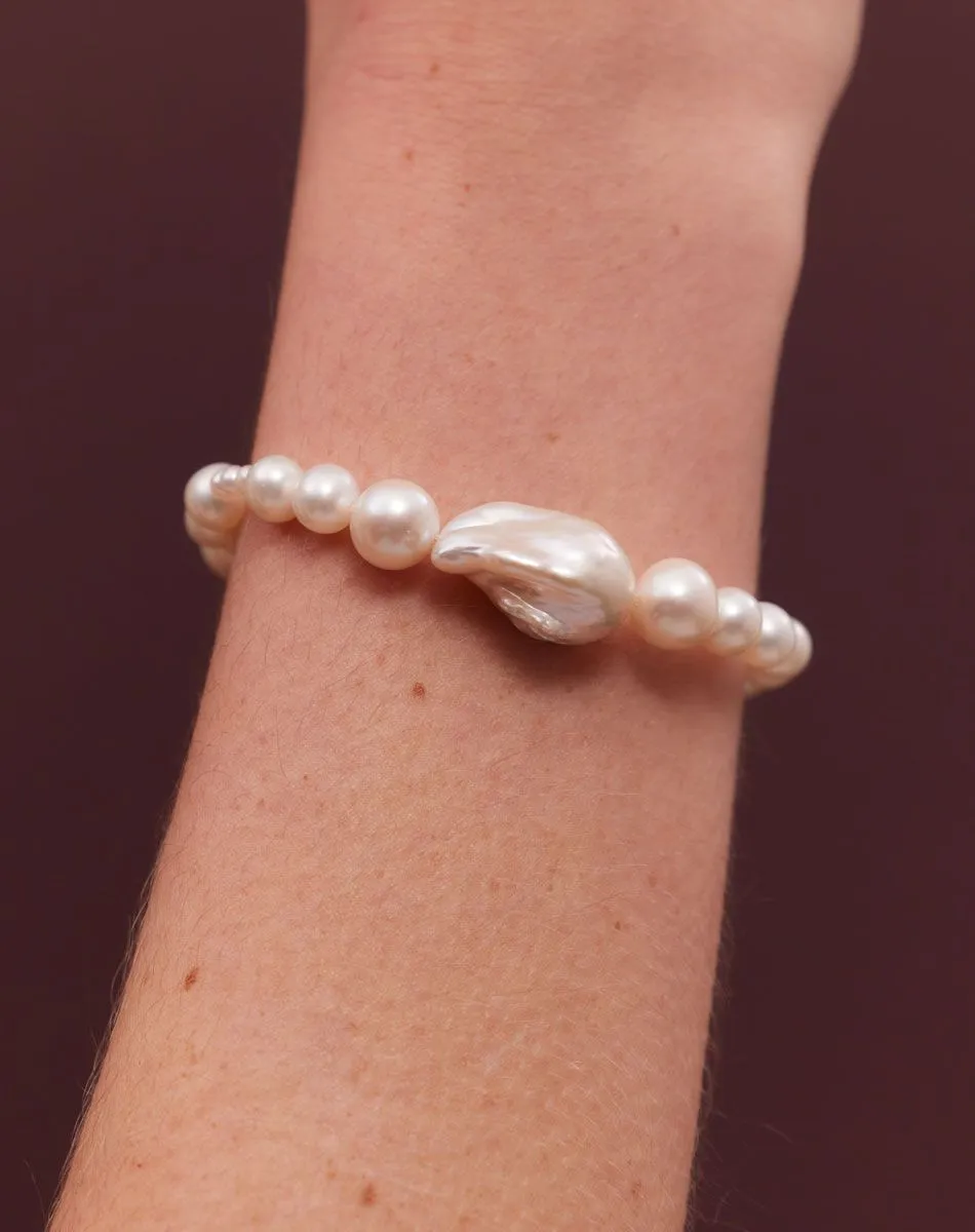 Meadowlark Jewellery Meadowlark - Bon Bon Pearl Bracelet SS