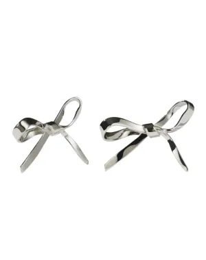 Meadowlark Jewellery Meadowlark - Bow Earrings Large SS
