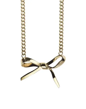 Meadowlark Jewellery Meadowlark - Bow Necklace Large Gold Plated