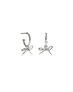 Meadowlark Jewellery Meadowlark - Bow Signature Hoops Sterling Silver