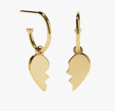 Meadowlark Jewellery Meadowlark - Broken Heart Signature Hoops