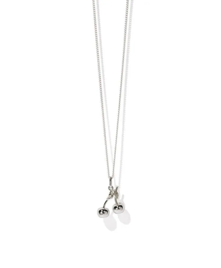 Meadowlark Jewellery Meadowlark - Cherry Charm Necklace Sterling Silver