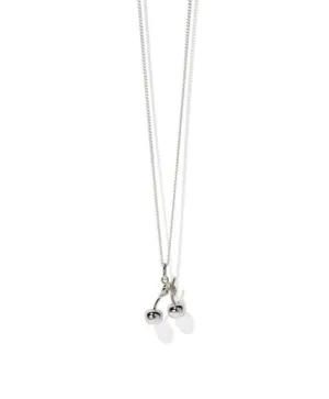 Meadowlark Jewellery Meadowlark - Cherry Charm Necklace Sterling Silver