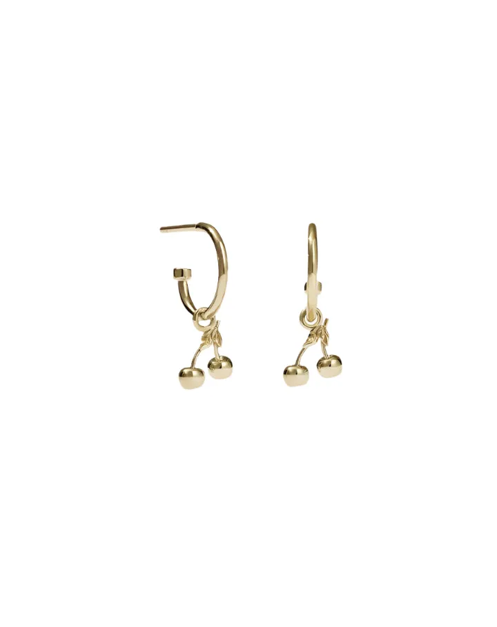 Meadowlark Jewellery Meadowlark - Cherry Signature Hoops Gold Plated