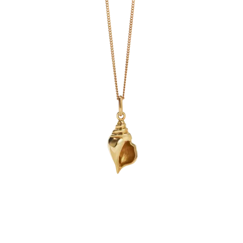 Meadowlark Jewellery Meadowlark - Conch Charm Necklace Gold Plated