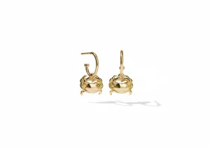 Meadowlark Jewellery Meadowlark - Crab Signature Hoops Gold Plated