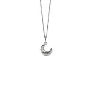 Meadowlark Jewellery Meadowlark - Croissant Charm Necklace Silver