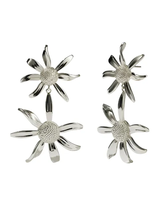 Meadowlark Jewellery Meadowlark - Daisy Drop Earrings Sterling Silver