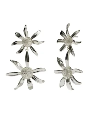 Meadowlark Jewellery Meadowlark - Daisy Drop Earrings Sterling Silver
