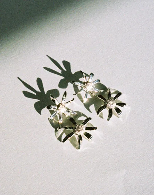Meadowlark Jewellery Meadowlark - Daisy Drop Earrings Sterling Silver
