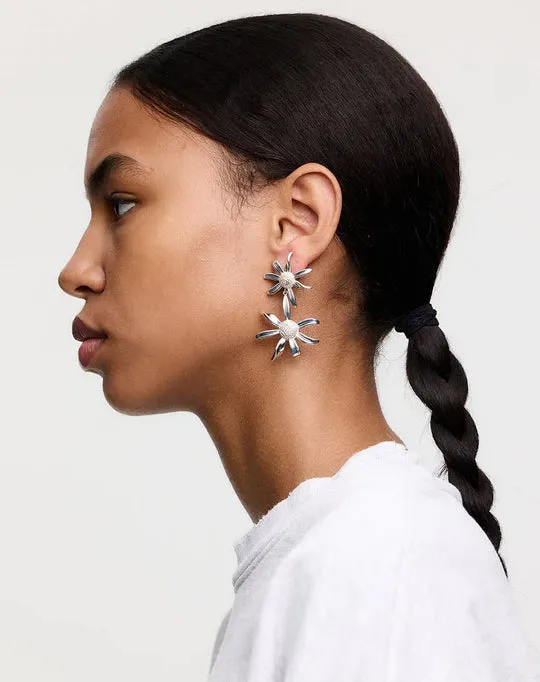 Meadowlark Jewellery Meadowlark - Daisy Drop Earrings Sterling Silver