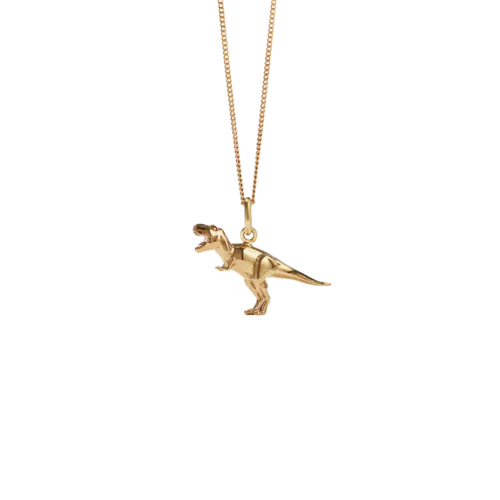 Meadowlark Jewellery Meadowlark - Dinosaur Charm Necklace Gold Plated
