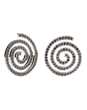 Meadowlark Jewellery Meadowlark - Earrings Oversized Pave SS CZ