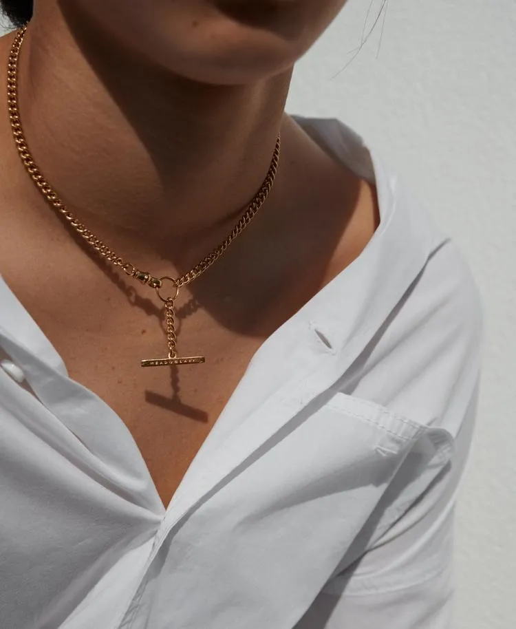 Meadowlark Jewellery Meadowlark - Fob Chain Necklace 46cm Silver