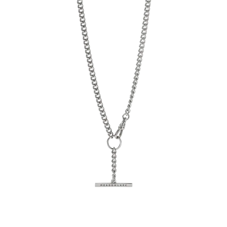 Meadowlark Jewellery Meadowlark - Fob Chain Necklace 46cm Silver