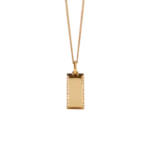 Meadowlark Jewellery Meadowlark - Gold Bar Charm Necklace Gold Plated