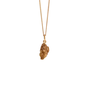 Meadowlark Jewellery Meadowlark - Gold Nugget Charm Necklace Gold Plated