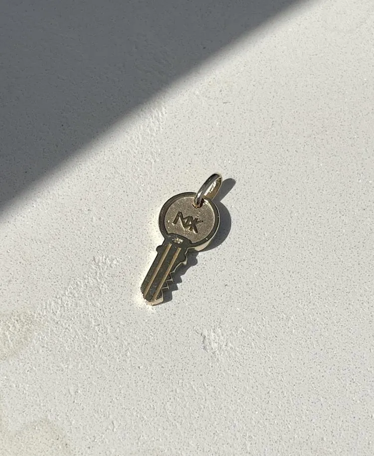 Meadowlark Jewellery Meadowlark - Key Charm Silver