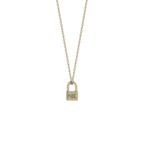 Meadowlark Jewellery Meadowlark Lock Charm Necklace - Gold Plated