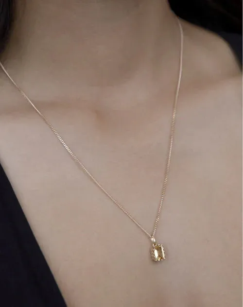 Meadowlark Jewellery Meadowlark - Lucia Necklace Sterling Silver/ Citrine