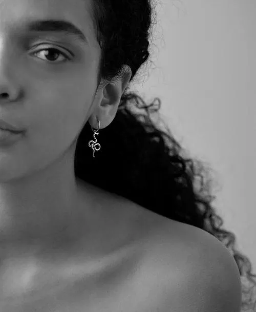 Meadowlark Jewellery Meadowlark Medusa Endless Hoops Pair - Gold Plated