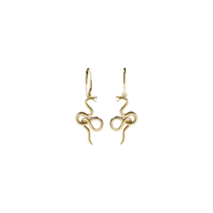 Meadowlark Jewellery Meadowlark Medusa Endless Hoops Pair - Gold Plated