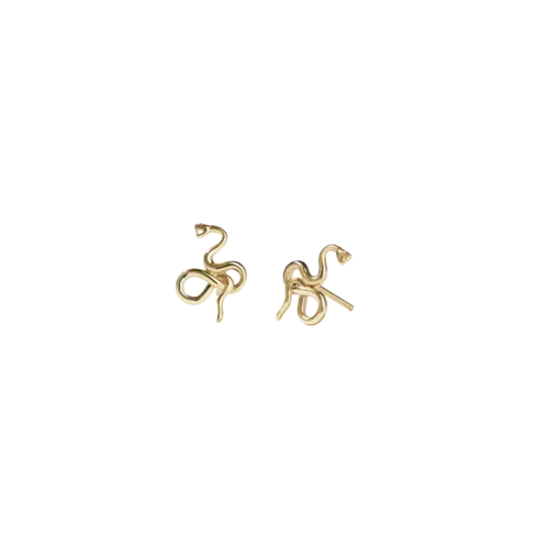 Meadowlark Jewellery Meadowlark Medusa Stud Earrings - Gold Plated