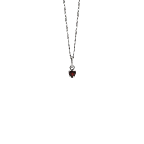 Meadowlark Jewellery Meadowlark - Micro Heart Jewel Necklace Sterling Silver