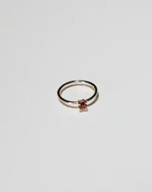 Meadowlark Jewellery Meadowlark - Micro Round Ring Silver Thai Garnet