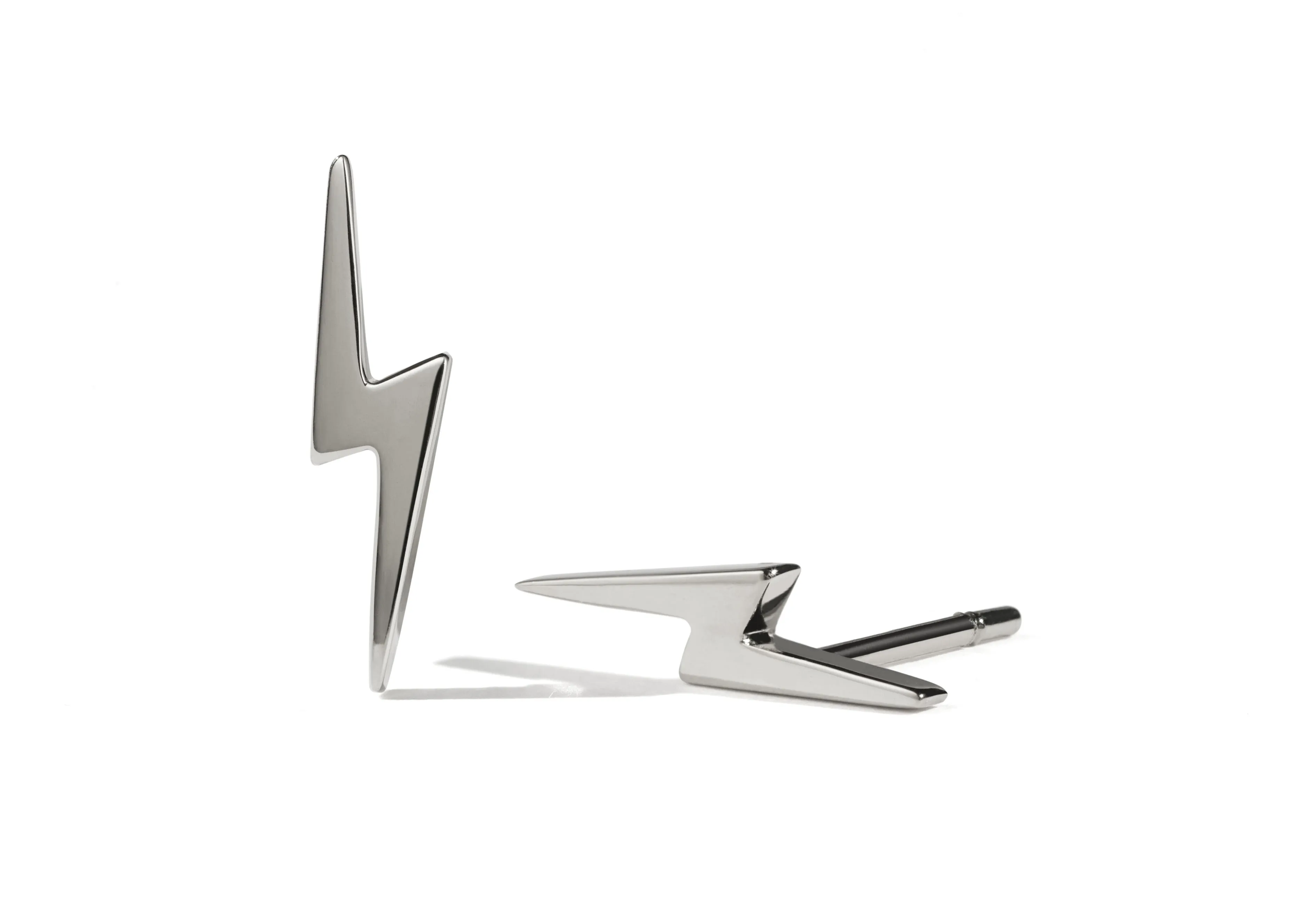 Meadowlark Jewellery Meadowlark - NELL Lightening Bolt Stud Earrings Silver