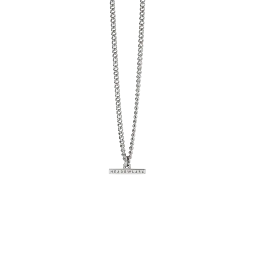 Meadowlark Jewellery Meadowlark - Petite Fob Chain Necklace Sterling Silver