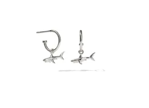 Meadowlark Jewellery Meadowlark - Shark Signature Hoops Sterling Silver