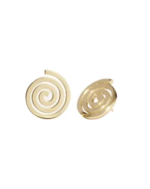 Meadowlark Jewellery Meadowlark - Spiral Earrings Medium GP