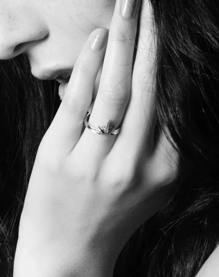 Meadowlark Jewellery Meadowlark - Starbust Band Sterling SIlver