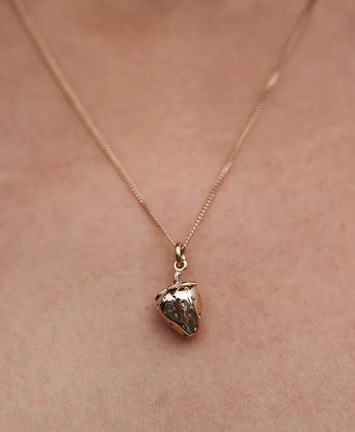 Meadowlark Jewellery Meadowlark - Strawberry Charm Necklace Silver